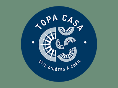 Identité visuelle & site web Topa Casa – Gîtes d’hôtes à Creil | Cybermalice